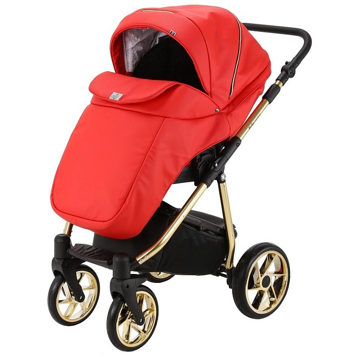 Детская коляска BeBe-Mobile Gusto Special Edition Deluxe 2 в 1, экокожа — как выглядит в жизни