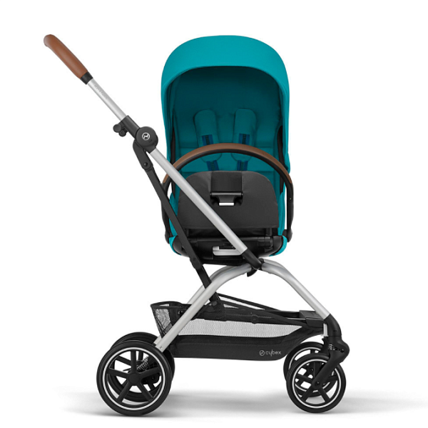 Детская прогулочная коляска Cybex Eezy S Twist+ 2 на серебряной раме фото 3