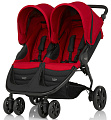 Детская прогулочная коляска для двойни Britax B-Agile Double (Flame Red
						
					) — Фото