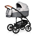 Детская коляска Riko Basic Bella Life 3 в 1 (01 Grey Fox (серый)
						
					) — Фото