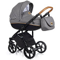 Детская коляска Roan Bass Soft 2 в 1 (Black Cognac
						
					) — Фото