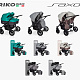 Детская коляска для двойни Riko Basic Saxo 2 в 1 фото 1