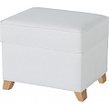 Пуфик с ящиком Micuna Foot Rest (Honeycomb White / Ножки Natural) — Фото