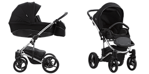 Детская коляска Bebetto Tito Premium Class Silver 2020 2 в 1