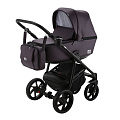 Детская коляска BeBe-Mobile Gusto Deluxe 2 в 1, эко-кожа (GU113 (сливовая кожа)
						
					) — Фото