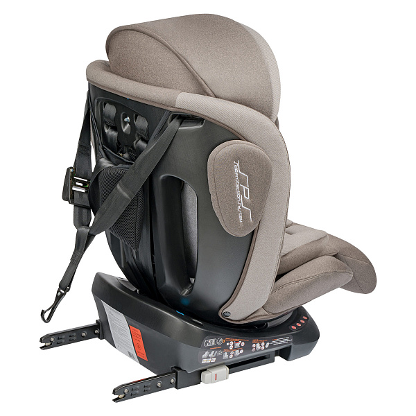 Детское автокресло Indigo Smart+ Isofix, капюшон, подножка фото 8