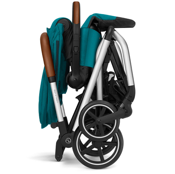 Детская прогулочная коляска Cybex Eezy S Twist+ 2 на серебряной раме фото 5