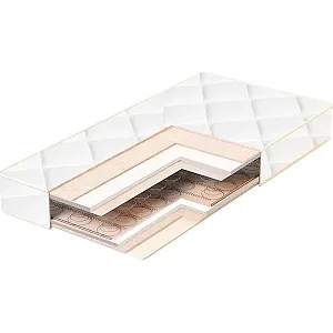 Детская кроватка Bambola MH-12 Матрас пружинный в Molle Hollo 12 см жаккард 60х120