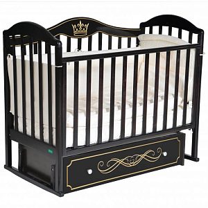 Детская кроватка Palermo Linda Elegance, универсальный маятник/ящик