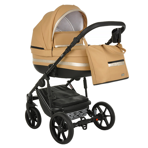 Детская коляска Pituso Luna 2 в 1, 100% экокожа фото 2