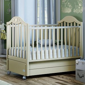 Детская кроватка Baby Italia Didi, продольный маятник/ящик