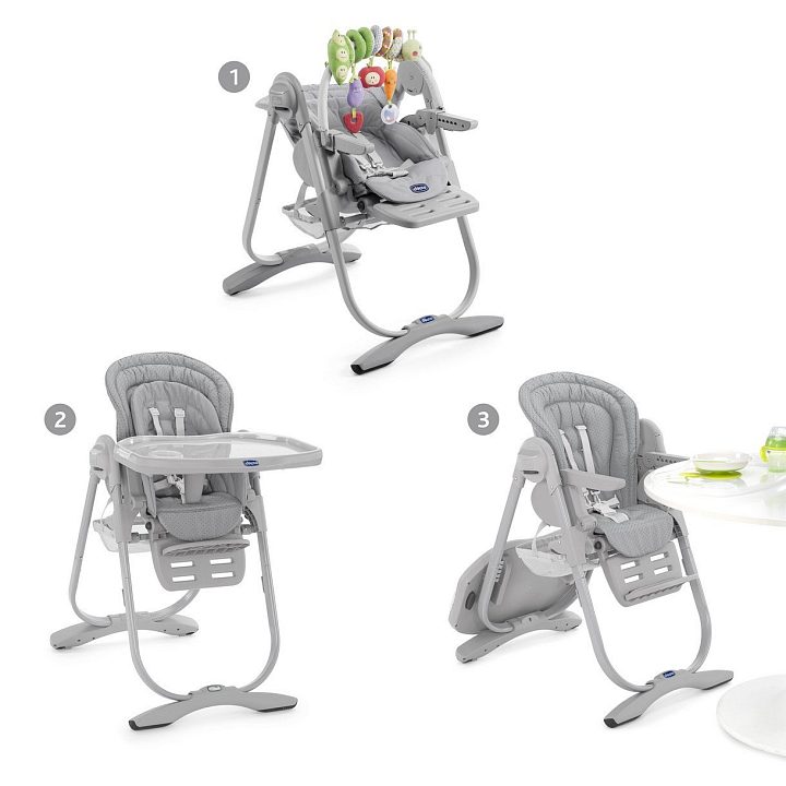 Стульчик для кормления Chicco Polly Magic — как выглядит в жизни