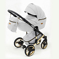 Детская коляска Ray Ultra Gold 2 в 1 (6 белая кожа
						
					) — Фото