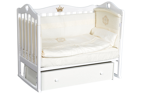 Детская кроватка Антел Karolina 5, универсальный маятник/ящик фото 2