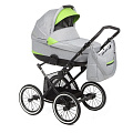 Детская коляска Jedo Classic Bartatina Alu Plus 2 в 1 (20 white
						
					) — Фото