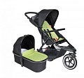 Детская коляска Phil and Teds Sport, прогулка+блок для новорожденных, 2 в 1 (Apple Green / Зеленый
						
					) — Фото