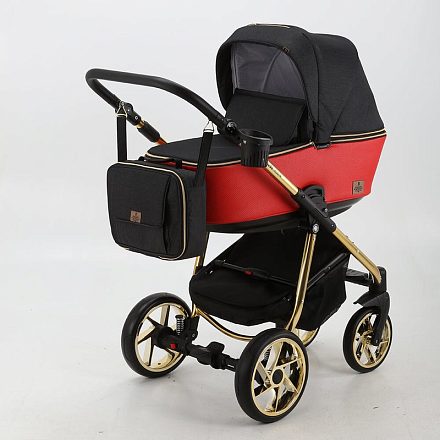 Детская коляска BeBe-Mobile Gusto Special Edition 3 в 1, ткань+экокожа