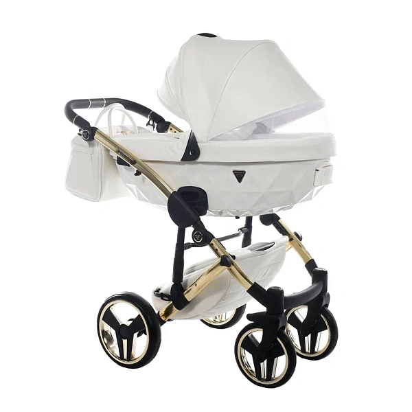 Детская коляска Junama Diamond Individual V2 2 в 1 на золотой раме фото 3