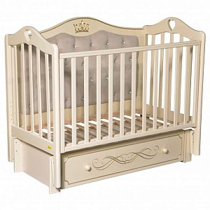 Детская кроватка Luciano Amelia Elegance Premium, универсальный маятник/ящик