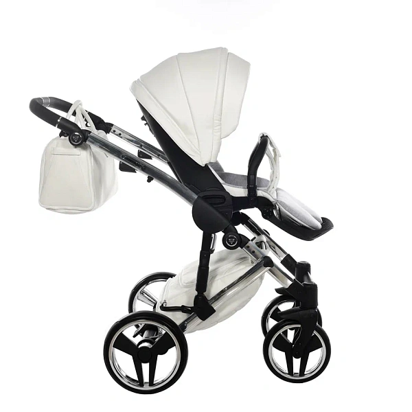 Детская коляска Junama Diamond Individual V2 2 в 1 на серебряной раме фото 13