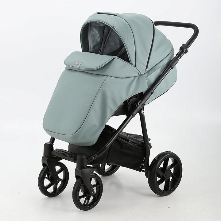 Детская коляска BeBe-Mobile Gusto Deluxe 3 в 1, экокожа — как выглядит в жизни
