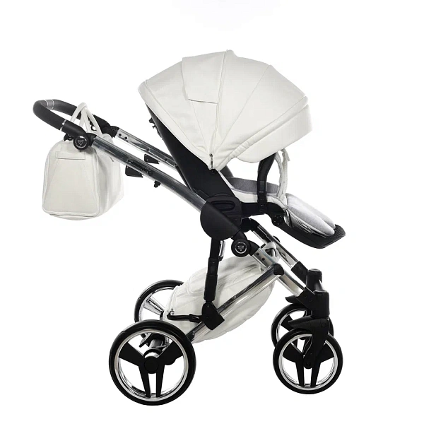 Детская коляска Junama Diamond Individual V2 2 в 1 на серебряной раме фото 15