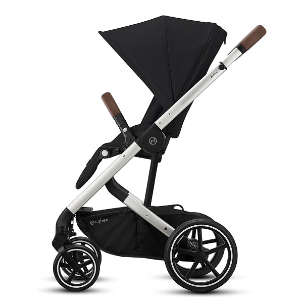 Детская прогулочная коляска Cybex Balios S Lux на серебряной раме фото 1