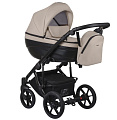 Детская коляска Bexa Ideal Eco 2 в 1 (IE 03 черный+т.бежевая кожа
						
					) — Фото