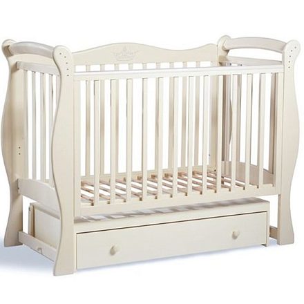 Детская кроватка Baby Luce Лучик, поперечный маятник/ящик