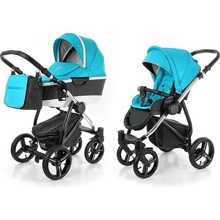 Детская коляска Esspero Newborn Lux 2016 2 в 1, шасси Chrome
