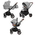 Детская коляска Carrello Epica CRL-8511/1 3 в 1 2022 (Silver Grey
						
					) — Фото