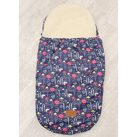 Универсальный меховой конверт AmaroBaby Little Traveller Облака 145х45 см