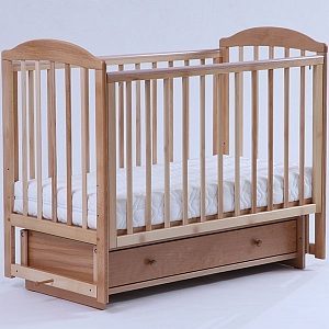 Детская кроватка Кубаньлесстрой Кубаночка БИ 41.2, поперечный маятник/ящик