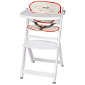Стульчик для кормления Safety 1st  Timba with Tray and Cushion + мягкий вкладыш (Red Lines/White Wood
						
					) — Фото