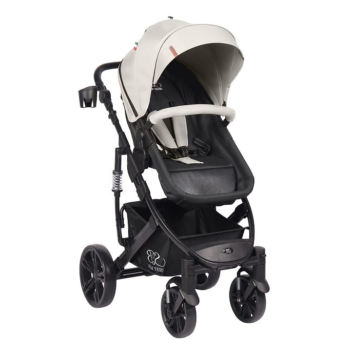 Детская коляска-трансформер Sweet Baby Comfort 2 в 1 на черной раме — как выглядит в жизни