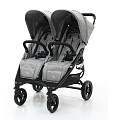 Детская прогулочная коляска для двойни Valco Baby Snap Duo (Cool Grey
						
					) — Фото