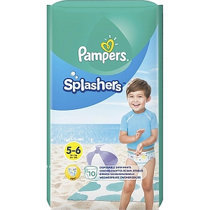 Детские трусики для плавания Pampers Splashers 5-6, 10 штук