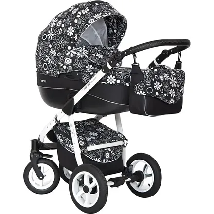 Детская коляска Riko Nano Flower Collection 2 в 1