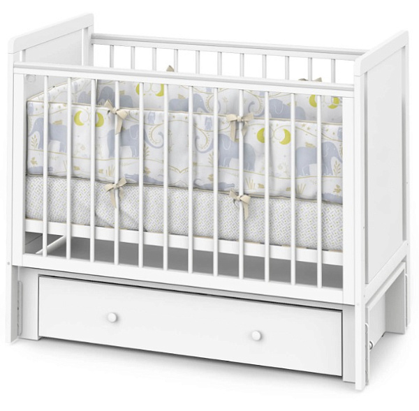 Детская кроватка Indigo Classic, маятник/ящик фото 7