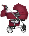 Детская коляска Carrello Vista CRL-6501 2 в 1 (Ruby Red
						
					) — Фото