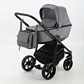 Детская коляска BeBe-Mobile Gusto 2 в 1, ткань+эко-кожа (GU15 Белый
						
					) — Фото