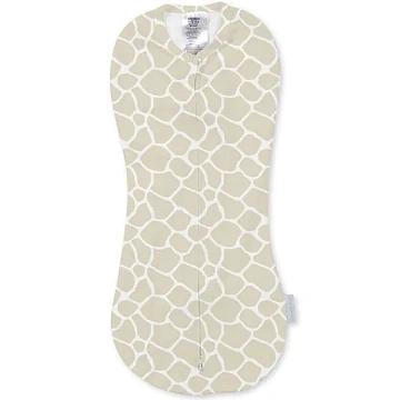 87580 Summer Infant Конверт для пеленания новорожденных на молнии Swaddlepod размер S Жираф