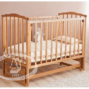 Детская кроватка Красная Звезда Кристина С-619, продольный маятник