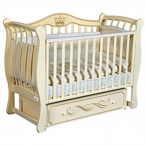 Детская кроватка Oliver Florencia Elegance, универсальный маятник/ящик