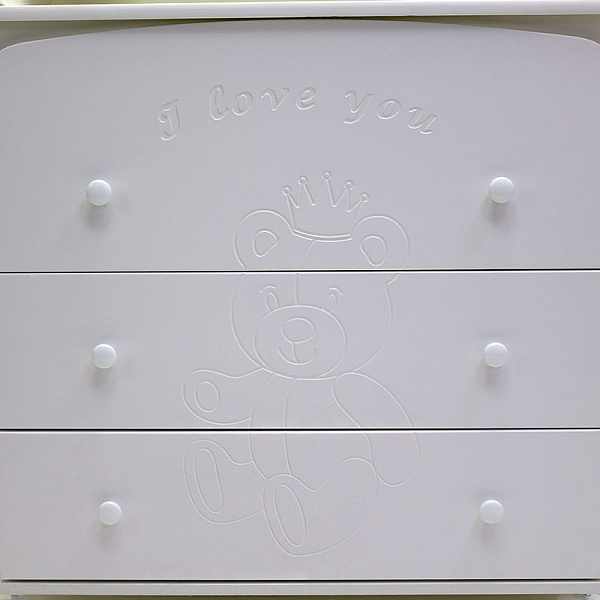 Пеленальный комод Топотушки Каролина, МДФ 800/3 фото 1