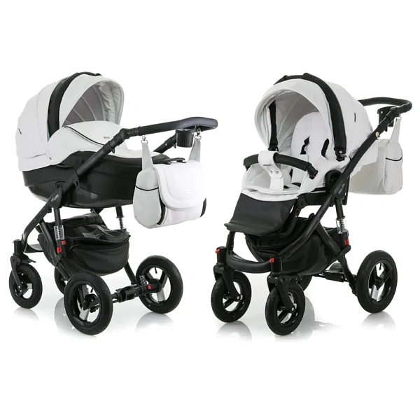 Детская коляска Adamex Barletta Deluxe (Carbon) 2 в 1 фото 4