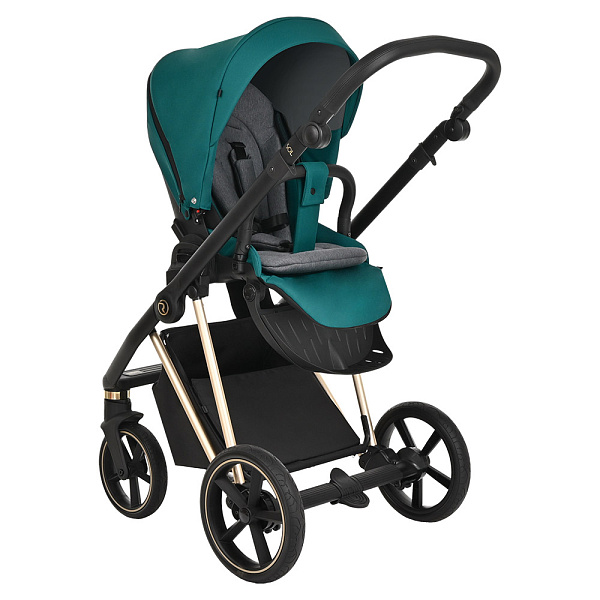 Детская коляска Roan Sol Luxury 2 в 1 на золотой раме фото 7