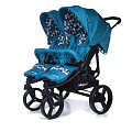 Детская прогулочная коляска для двойни Baby Care Cruze Duo (Blue
						
					) — Фото