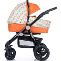Детская коляска Babyhit Valentine 2 в 1 (White - Orange
						
					) — Фото