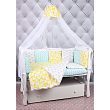 Мятный - Желтый, Бязь
